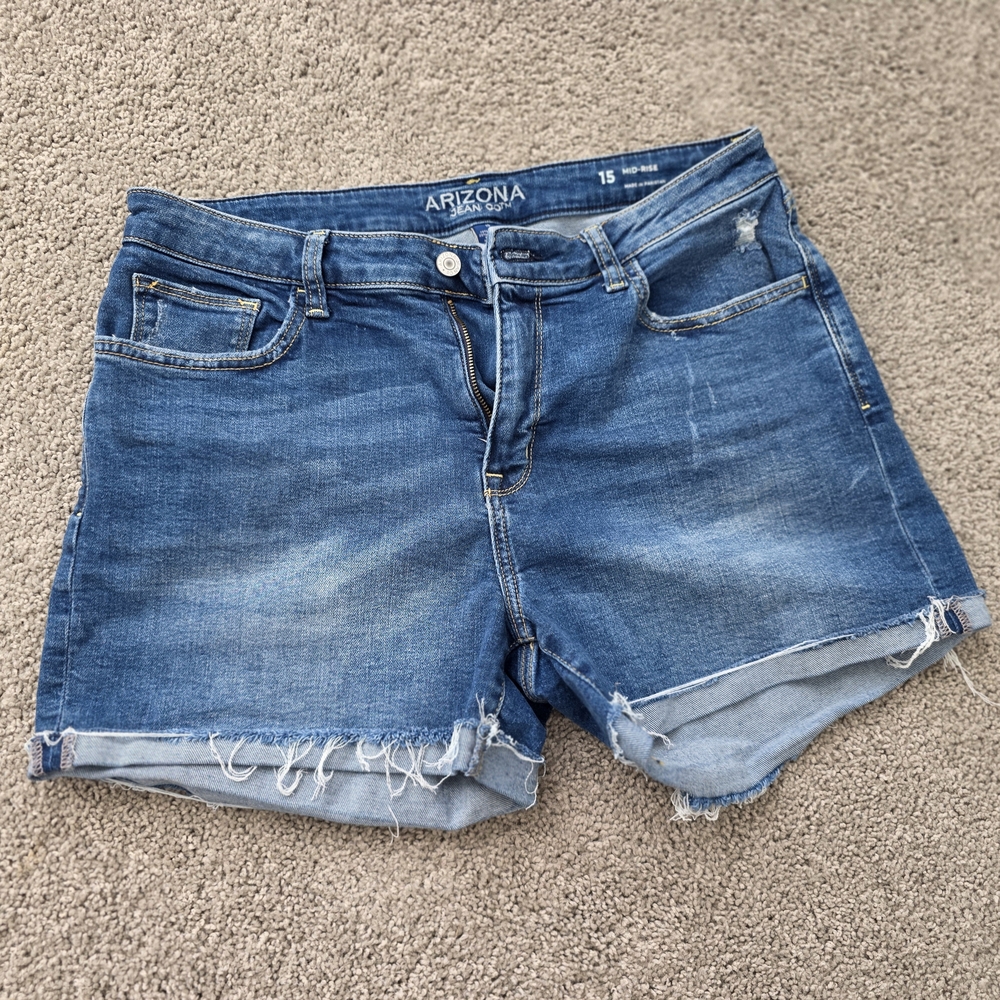 Arizona Jean Company Women's Classic Blue Jean Shorts